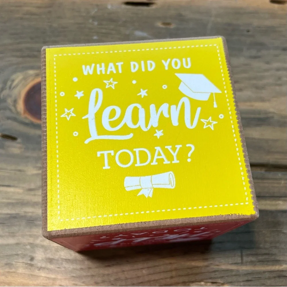 Inspirational Dice Block Graduation Gift‎ Home Office Desk Decor 3.75